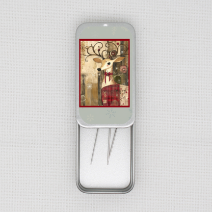 Christmas Woodlands Needle Tin