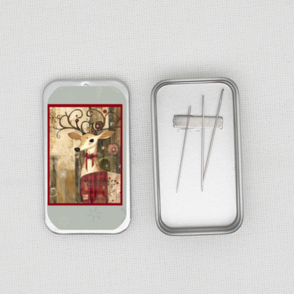 Christmas Woodlands Needle Tin